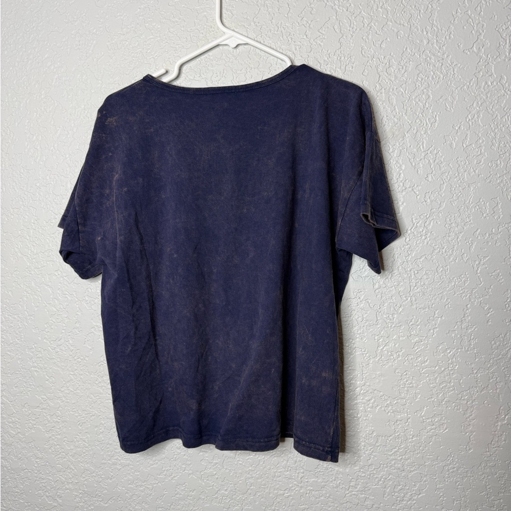 New Earthbound Moon Sun Duality Cotton Cropped T Shirt Medium NWT - Picture 3 of 8